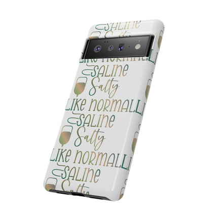 Google Pixel Tough Case - Salty Saline Like Normal Saline - White