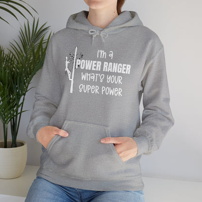 Gildan Hoodie - I'm a Power Ranger What's Your Super Power (male)