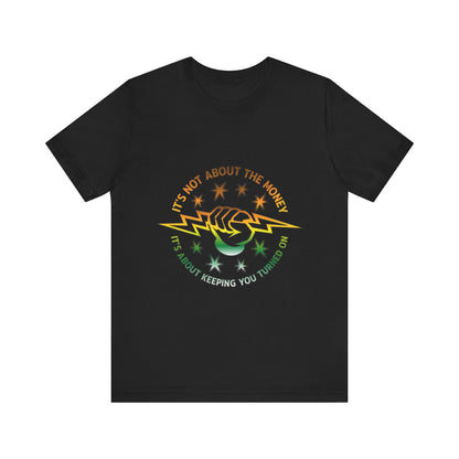 Lineman T-shirt - Its Not About The Money-gradient