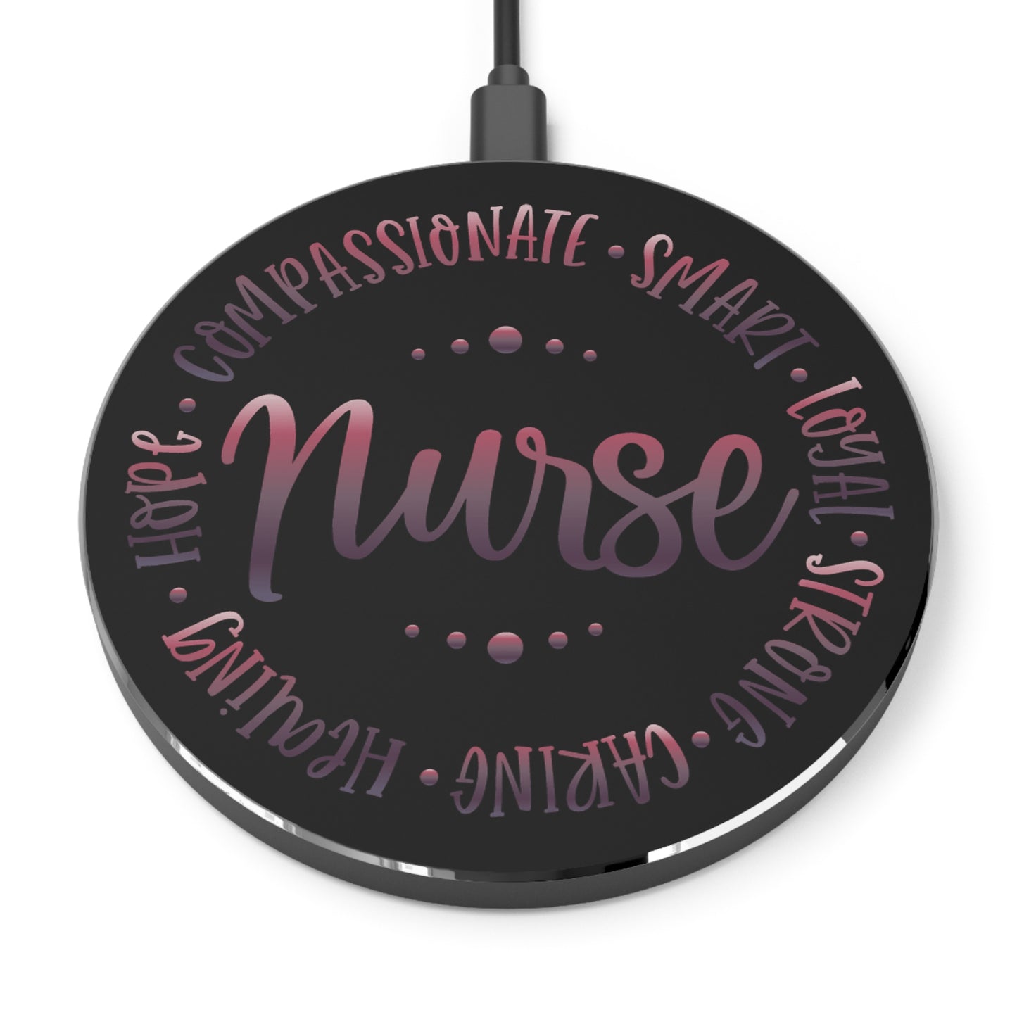 Nurse Circle Wireless Charger | Fast Charging Pad for Healthcare Professionals