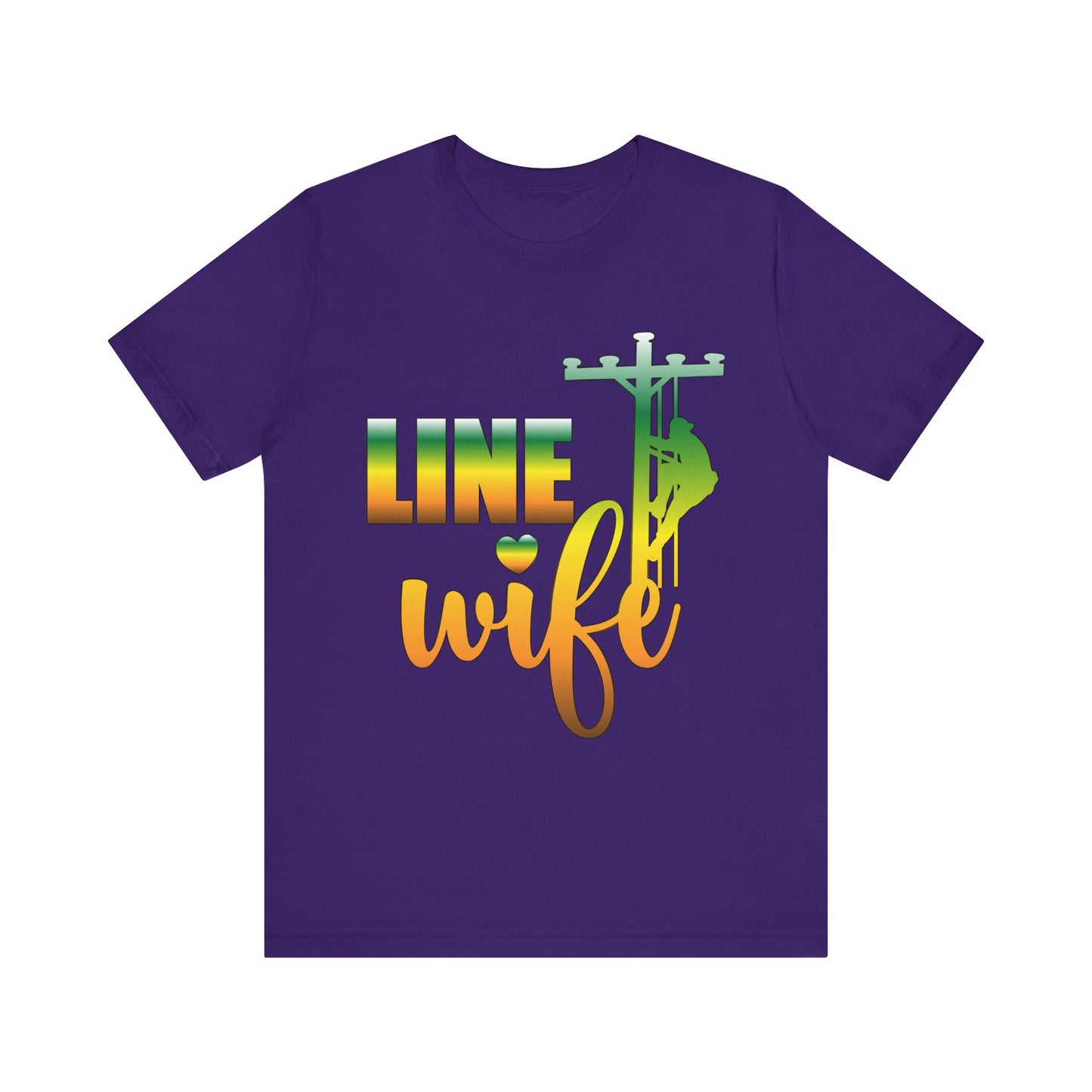 Lineman T-shirt - Line Wife gradient