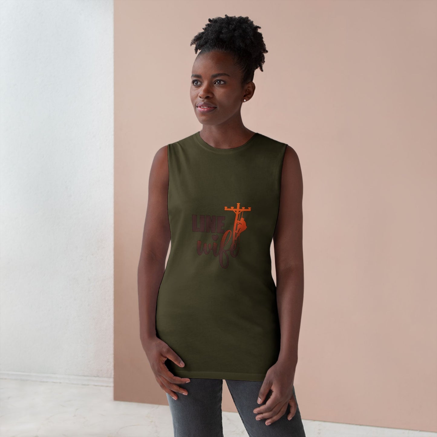 Lineman Tank - Line Wife sky 24