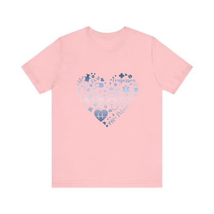 Monogram Heart 1 blue steel