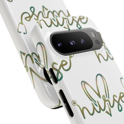 Google Pixel Tough Case - Nurse Stethoscope - White