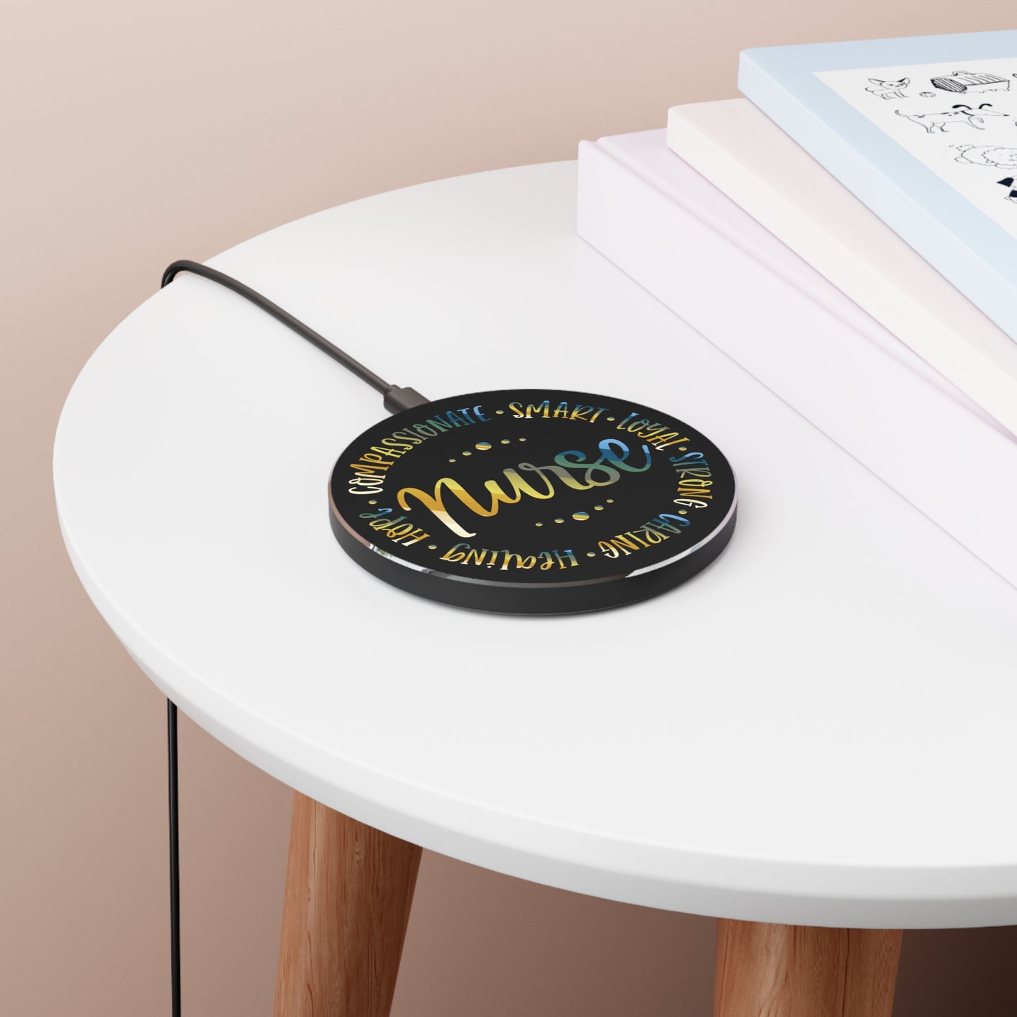 Nurse Circle Wireless Charger | Fast Charging Pad for Healthcare Professionals