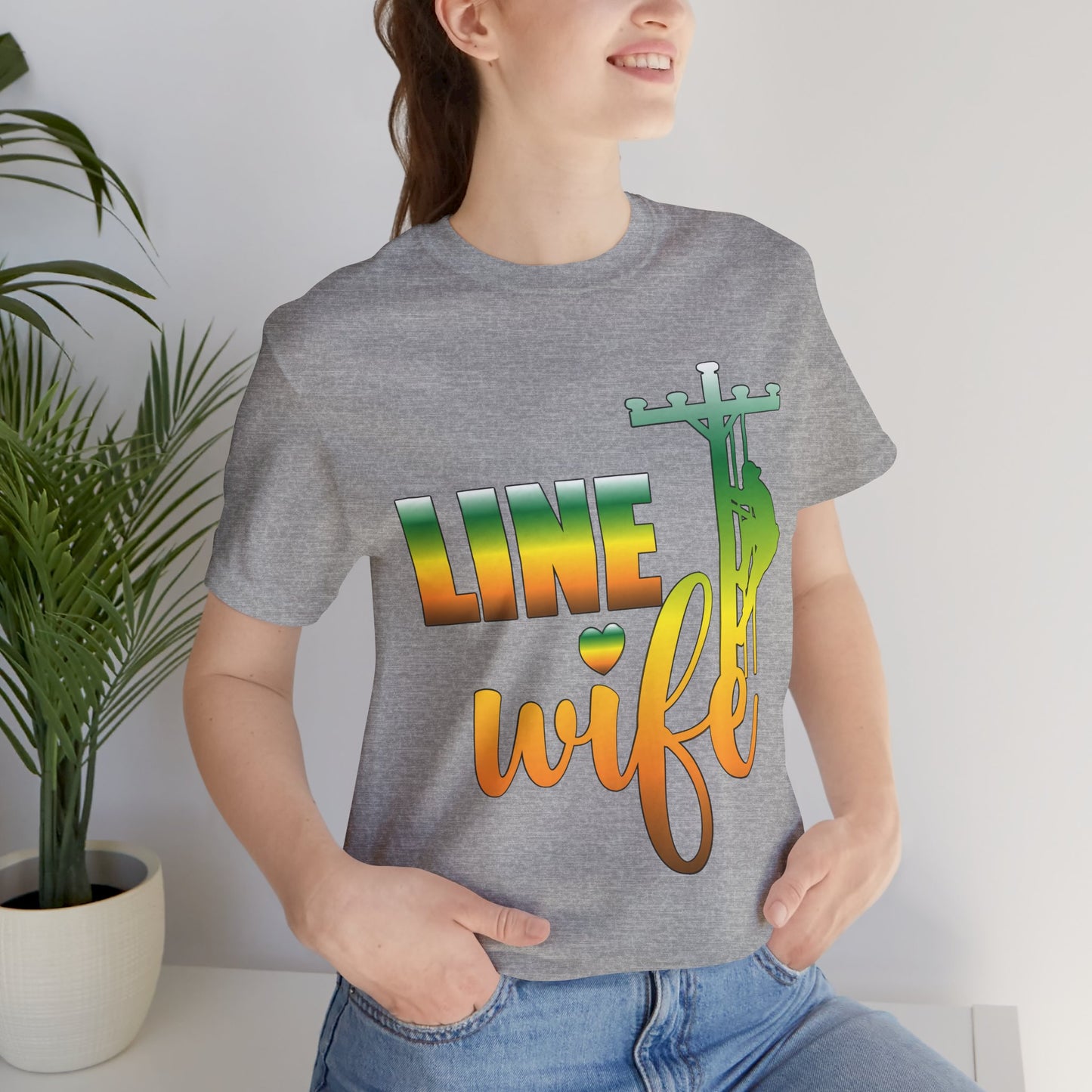 Lineman T-shirt - Line Wife gradient