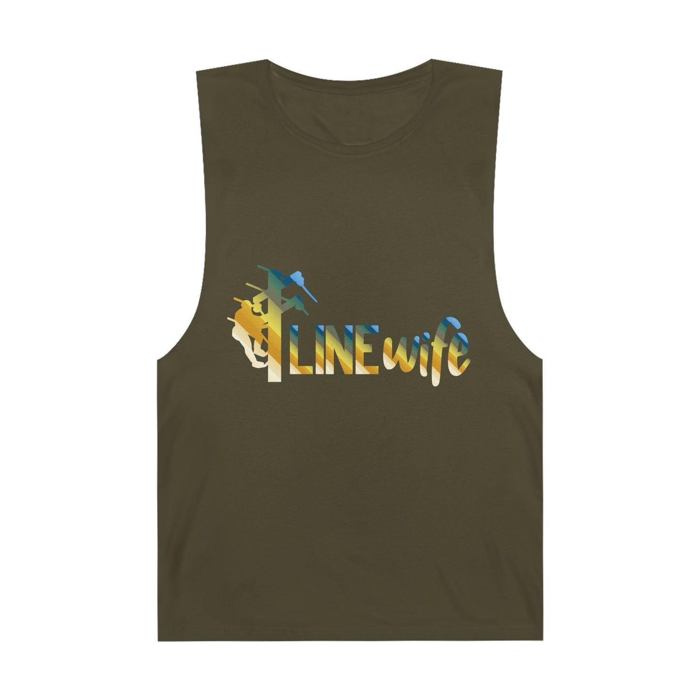 Lineman Tank - lineman-wife colored chrome