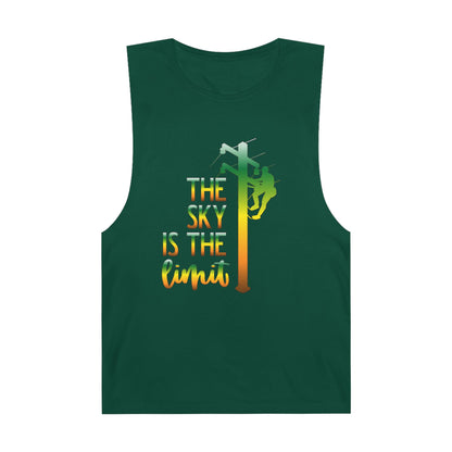 Lineman Tank - the-sky-is-the-limit-lineman gradient