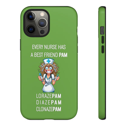 Nurse iPhone Tough Case - Every Nurse Has a Friend Named PAM Design (4) - Green