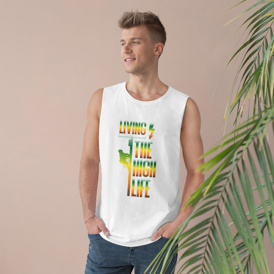 Lineman Tank - Living The High Life-gradient