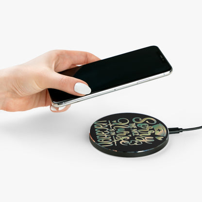 Nice Nurse Vacation Wireless Charger | Fast Charging Pad for Healthcare Professionals