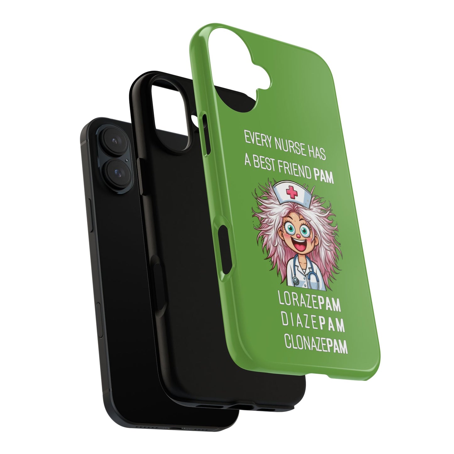 Nurse iPhone Tough Case - Every Nurse Has a Friend Named PAM Design (1) - Green