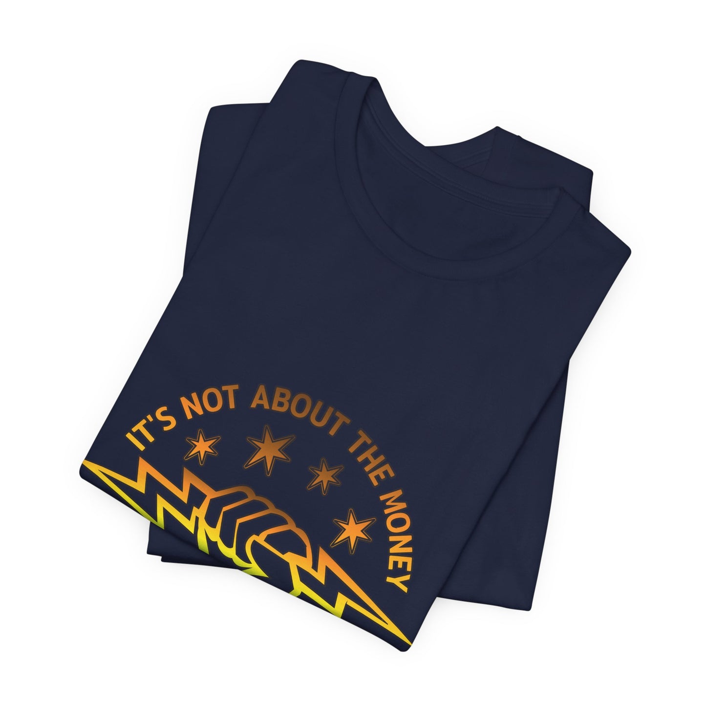 Lineman T-shirt - Its Not About The Money-gradient