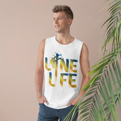 Lineman Tank - lineman-life colored chrome
