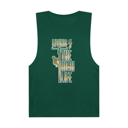 Lineman Tank - Living The High Life-copper patina