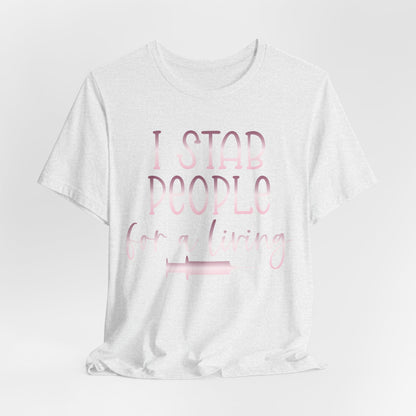 I Stab People For a Living rose gold