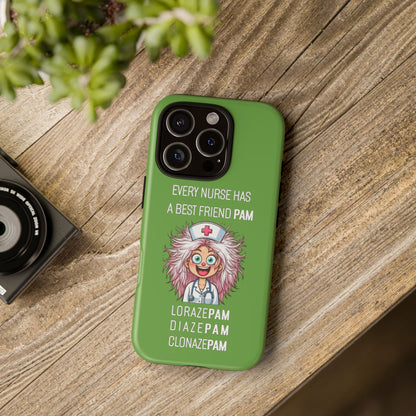 Nurse iPhone Tough Case - Every Nurse Has a Friend Named PAM Design (1) - Green