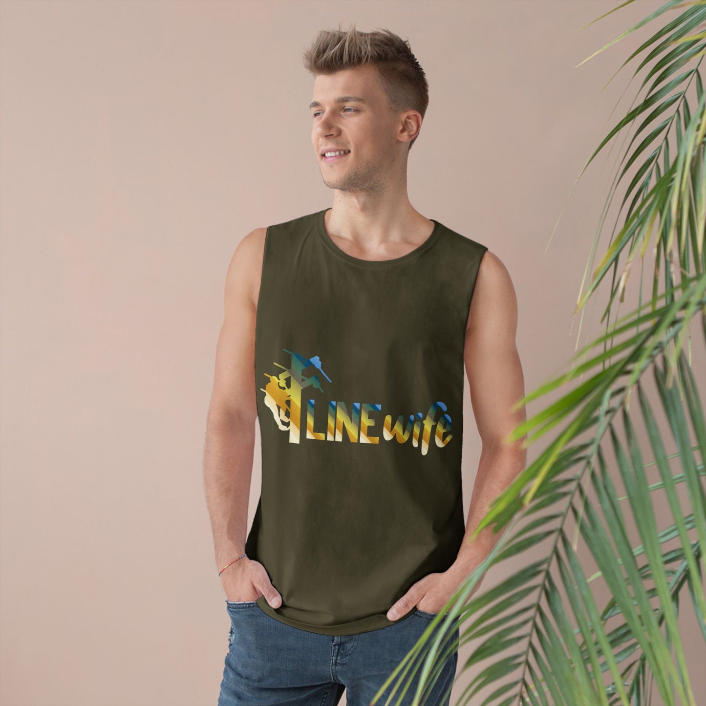 Lineman Tank - lineman-wife colored chrome