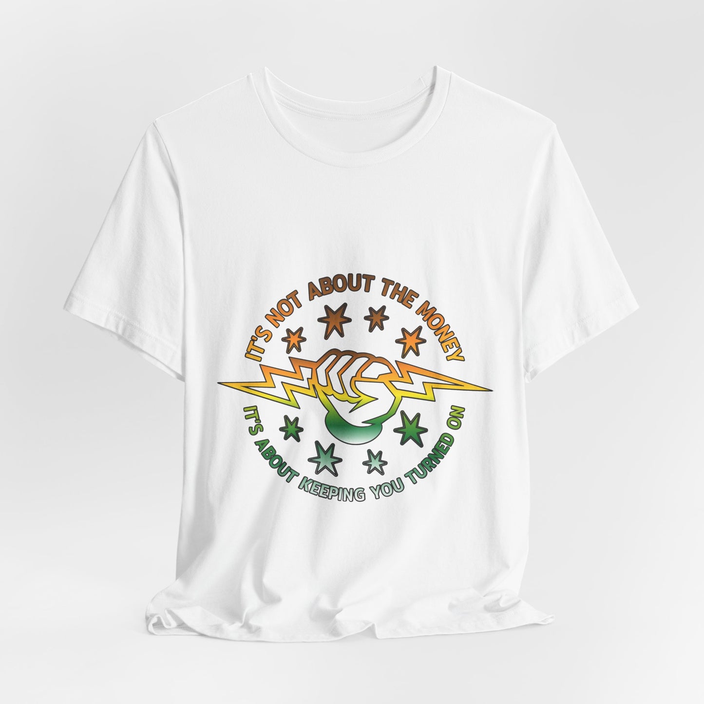 Lineman T-shirt - Its Not About The Money-gradient
