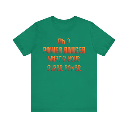 Lineman T-shirt - power ranger super power sky 24