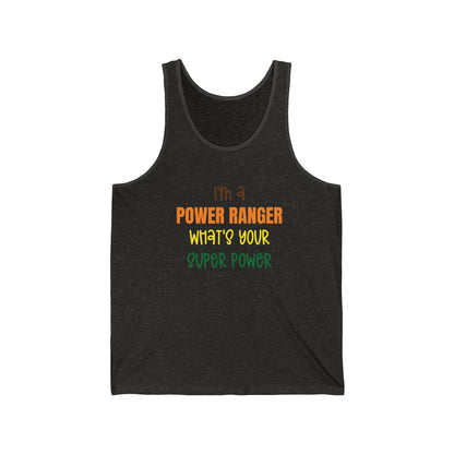 Lineman Tank - power ranger super power color