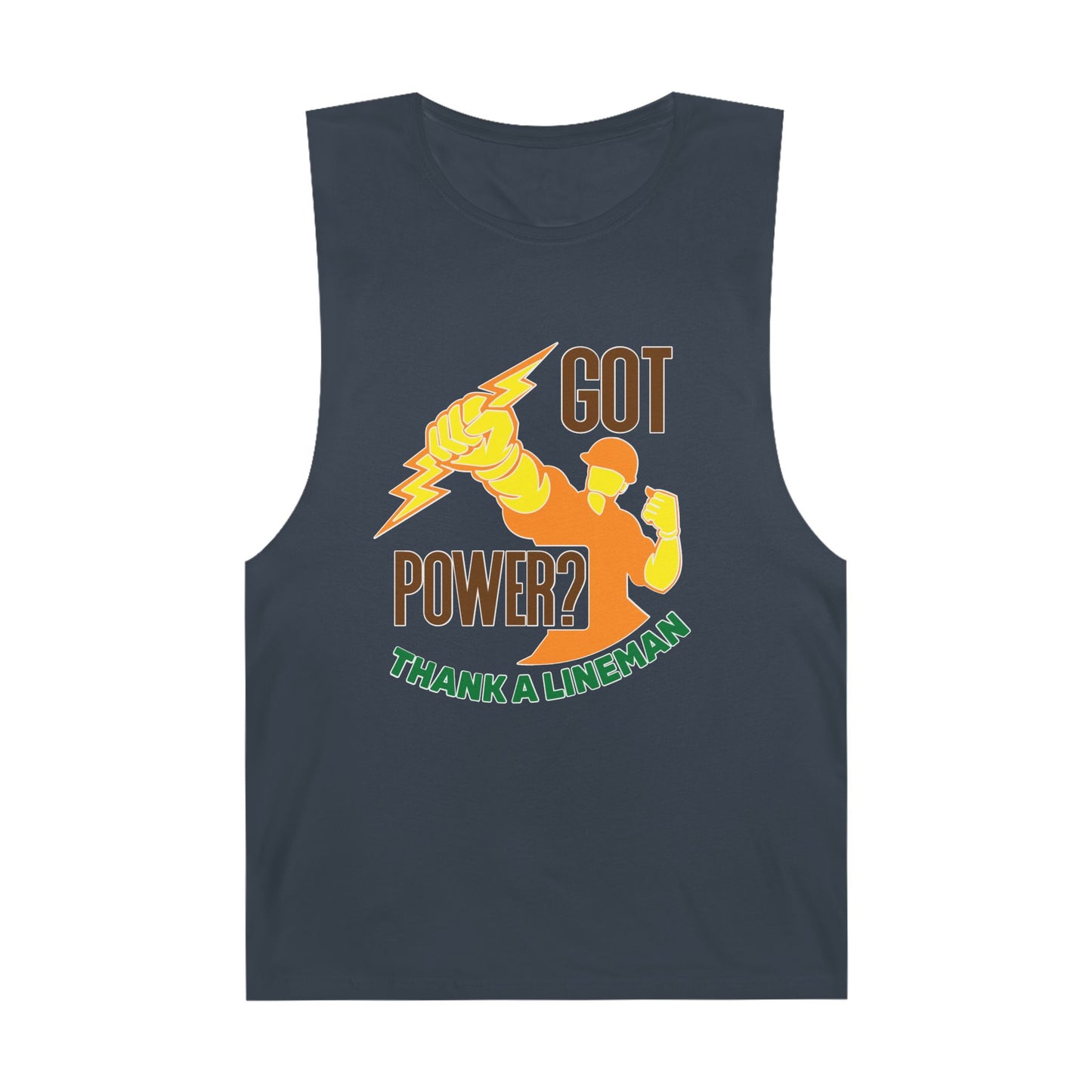 Lineman Tank - Got Power Thank A Lineman - color