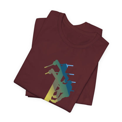 Lineman T-shirt - living the high life - colored chrome