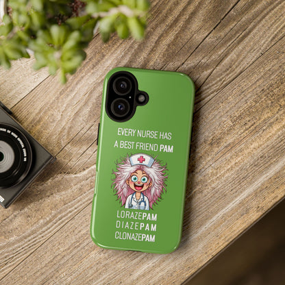 Nurse iPhone Tough Case - Every Nurse Has a Friend Named PAM Design (1) - Green