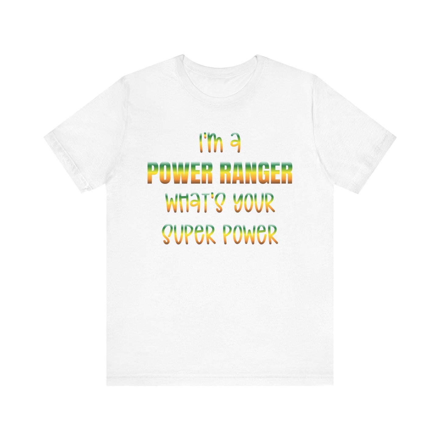 Lineman T-shirt - power ranger super power gradient
