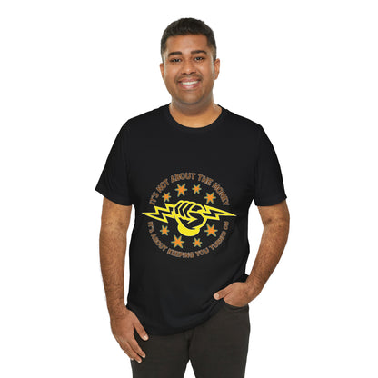 Lineman T-shirt - Its Not About The Money-color