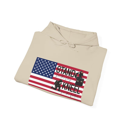 Gildan Stand for the Flag, Kneel for the Fallen Hoodie - fire fighter