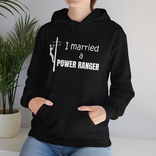 Gildan Hoodie - I Married a Power Ranger (male)