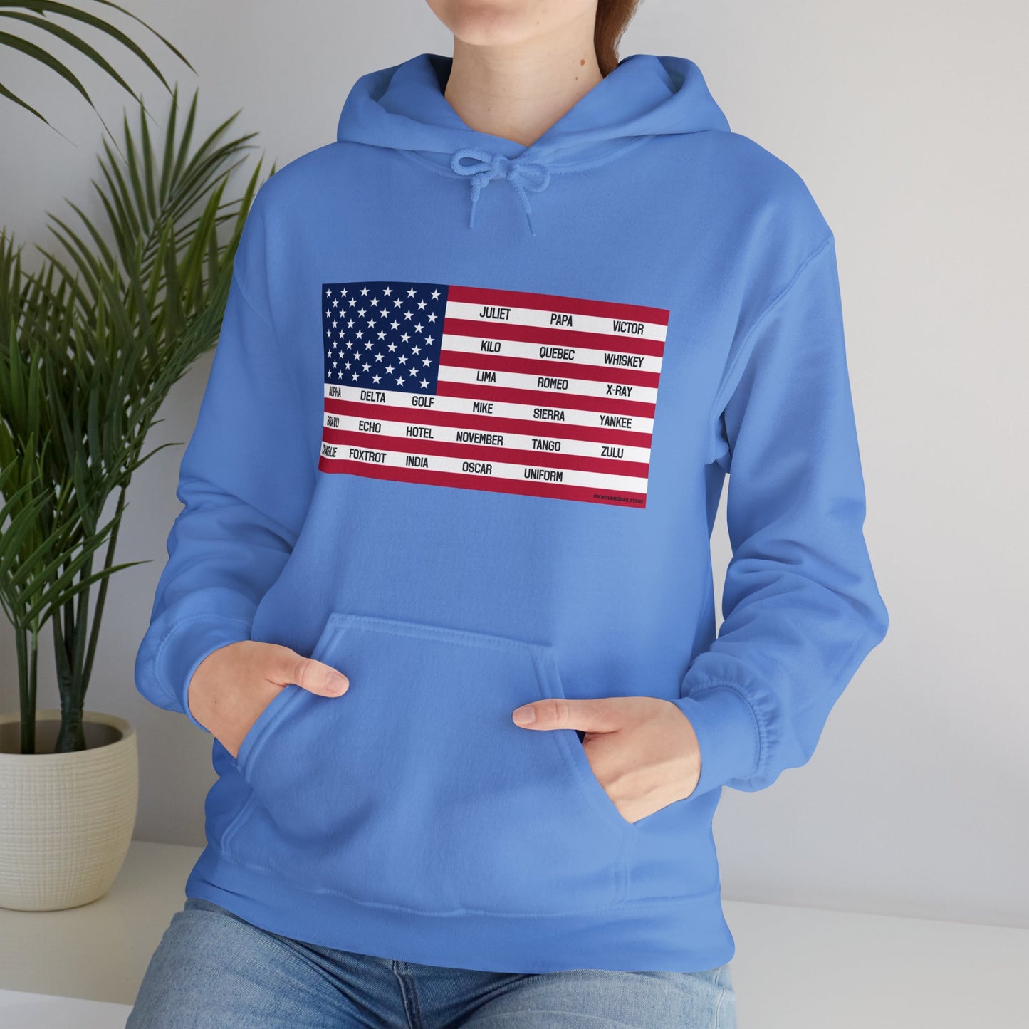 Gildan Phonetic Flag Hoodie