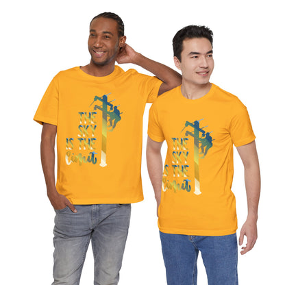 Lineman T-shirt - the-sky-is-the-limit-lineman colored chrome