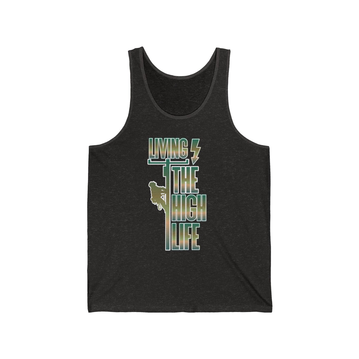 Lineman T-shirt - Living The High Life-copper patina