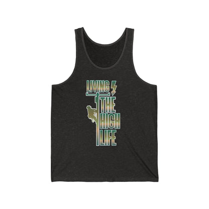 Lineman T-shirt - Living The High Life-copper patina