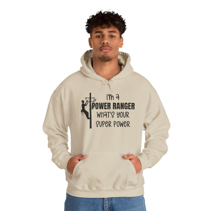 Gildan Hoodie - I'm a Power Ranger What's Your Super Power (male)