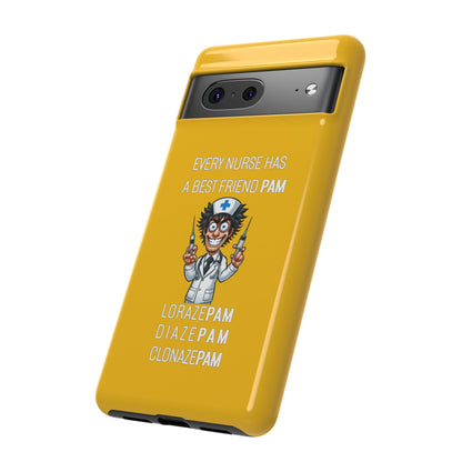 Nurse Google Pixel Tough Case - Every Nurse Has a Friend Named PAM Design (5) - Yellow