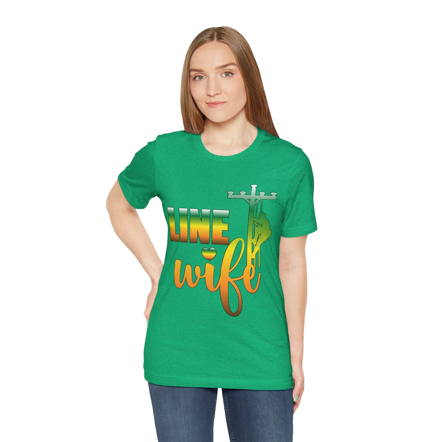 Lineman T-shirt - Line Wife gradient