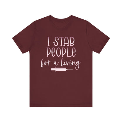 I Stab People For a Living rose gold