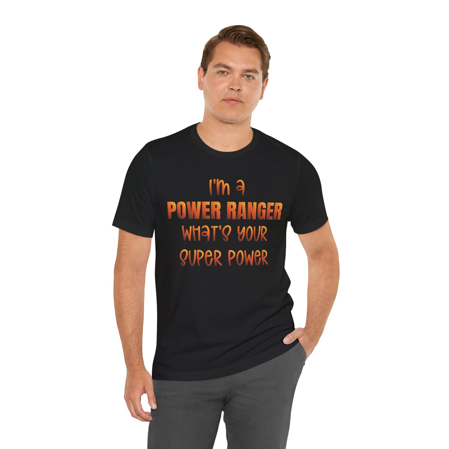 Lineman T-shirt - power ranger super power sky 24