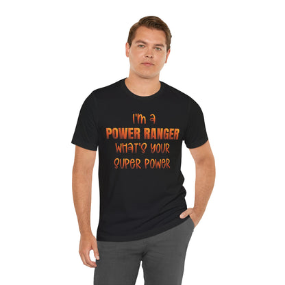 Lineman T-shirt - power ranger super power sky 24