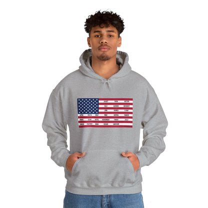 Gildan Phonetic Flag Hoodie