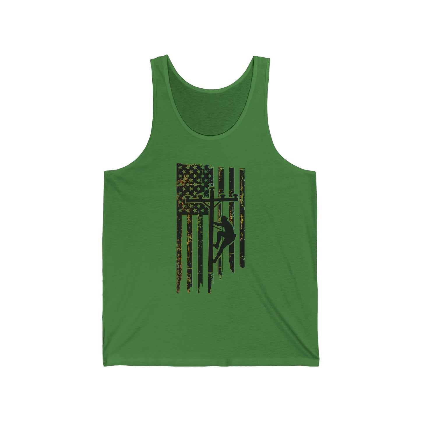 Lineman Tank - Lineman Flag gradient