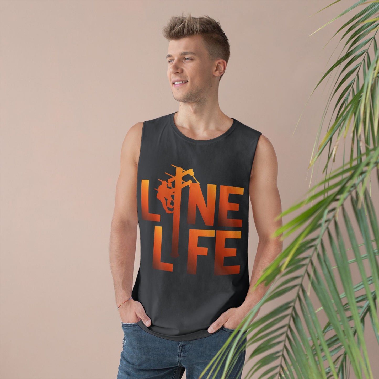 Lineman Tank - lineman-life sky 24