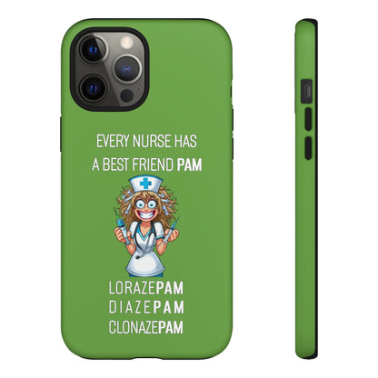 Nurse iPhone Tough Case - Every Nurse Has a Friend Named PAM Design (4) - Green