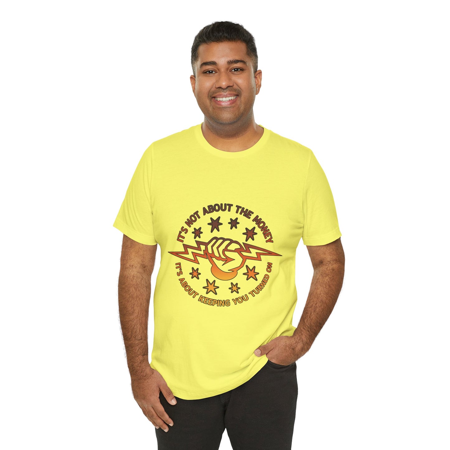 Lineman T-shirt - Its Not About The Money-sky 24