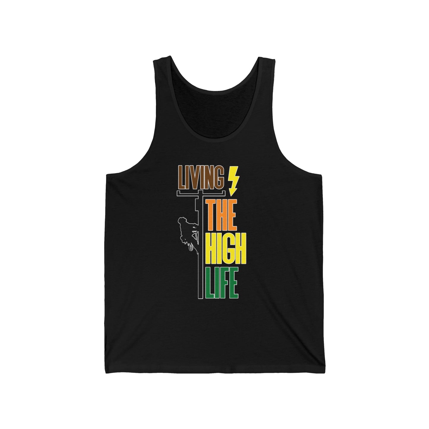 Lineman T-shirt - Living The High Life-color
