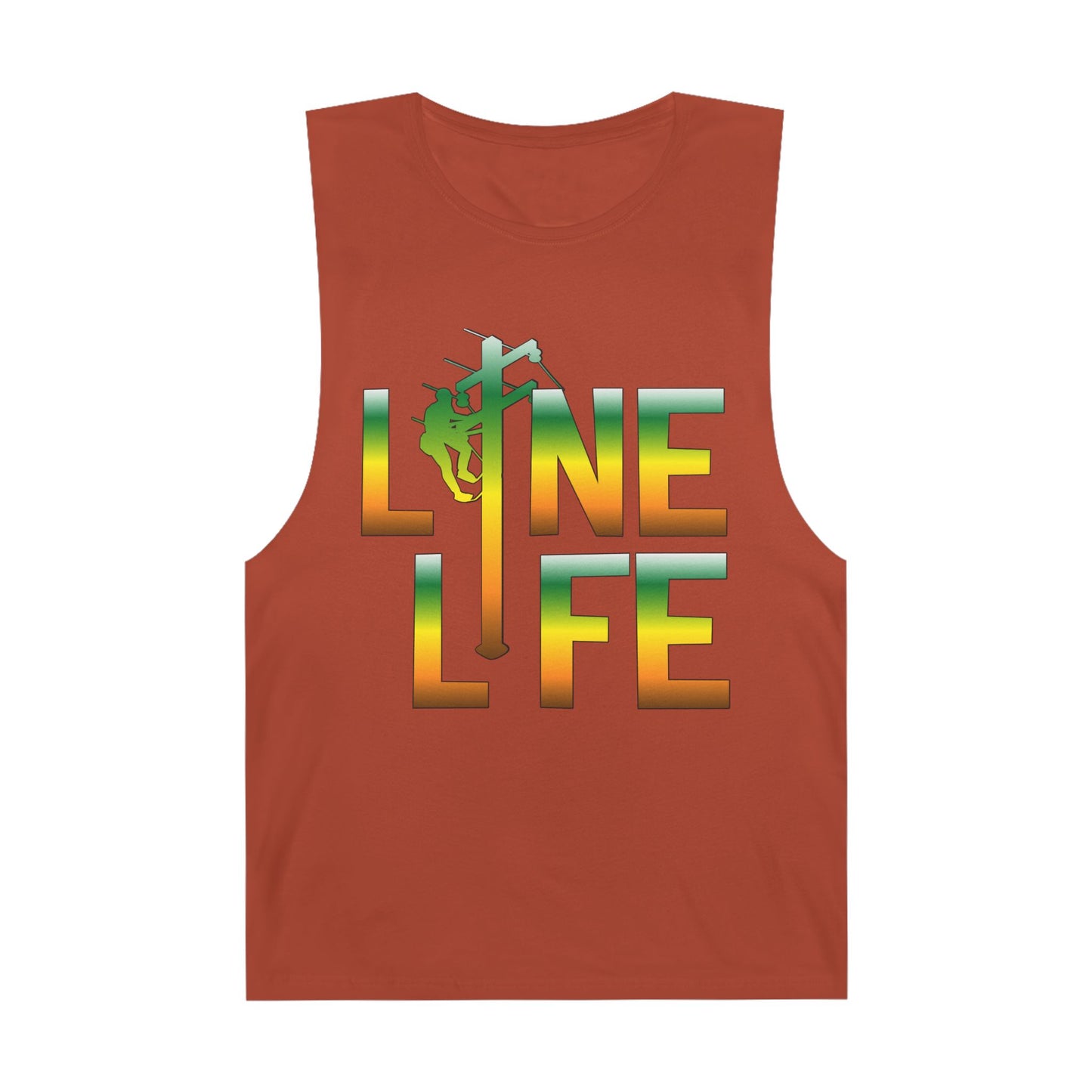 Lineman Tank - lineman-life gradient