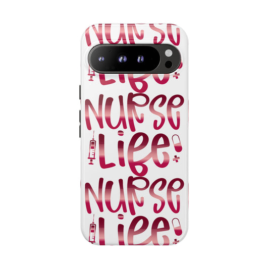 Google Pixel Tough Case - Nurse Life - White